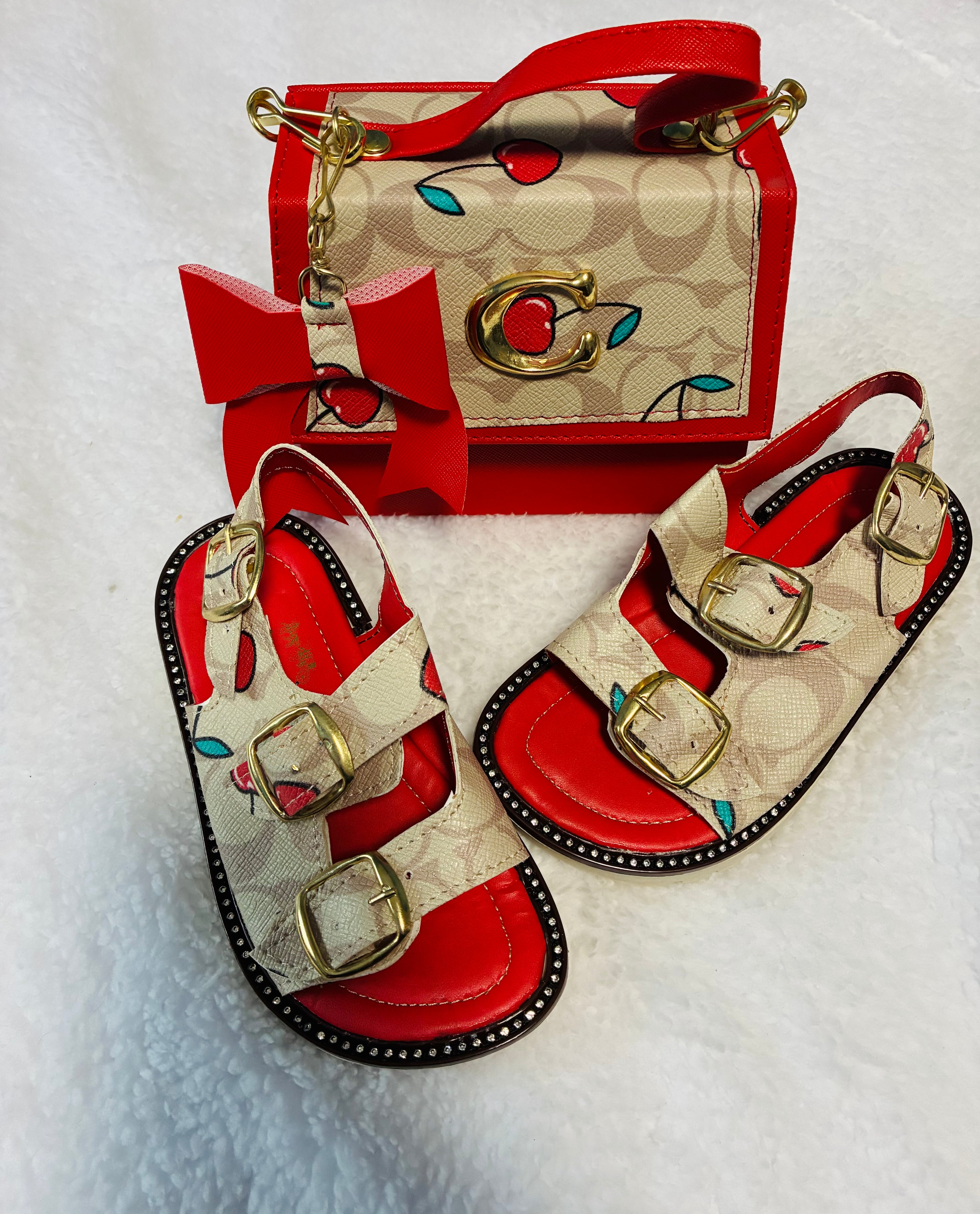 Red cherry (sandals only)